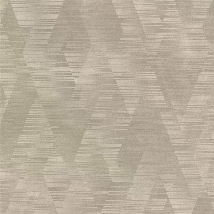 Papel pintado geométrico de rombos marrón topo estilo moderno - Rasch Liverna 417234