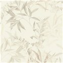 Papel pintado estampado floral romántico tonos neutros - Rasch Liverna 417333
