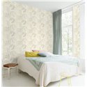 Neutral tones romantic floral print wallpaper - Rasch Liverna 417333