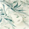 Papel pintado estilo escandinavo botánico verde acuarela - Rasch Liverna 417340