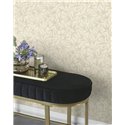 Bambuszweige-Tapete beige Japandi-Stil - Rasch Liverna 554809