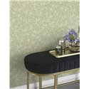 Khaki color bamboo japanese flowers wallpaper - Rasch Liverna 554830