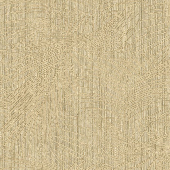 Papier peint feuilles de palmier naturel ocre chaud - Eijffinger Anam 350912