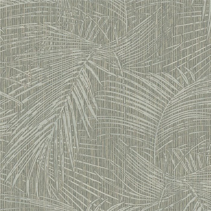 Tapete Moderne Palmen Steingrau - Eijffinger Anam 350914