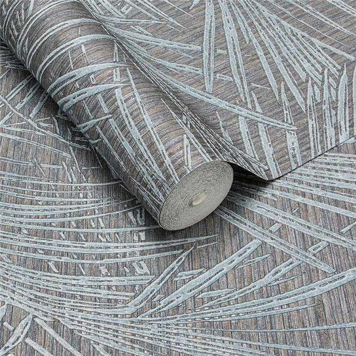 Papel pintado moderno hojas grandes de palmeras - Eijffinger Anam 350915