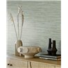 Soft green bamboo slat wood wallpaper - Eijffinger Anam 350928