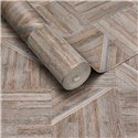 Papel pintado estilo étnico madera color siena - Eijffinger Anam 350945