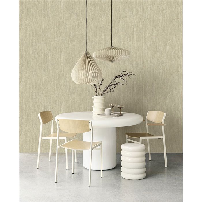 Papel pintado fibra bambú estilo nórdico Japandi - Eijffinger Anam 350956