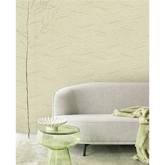 Papier peint chevrons style Zen - Eijffinger Anam 350971