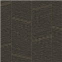 Papier peint chevrons bambou marron ébène - Eijffinger Anam 350975