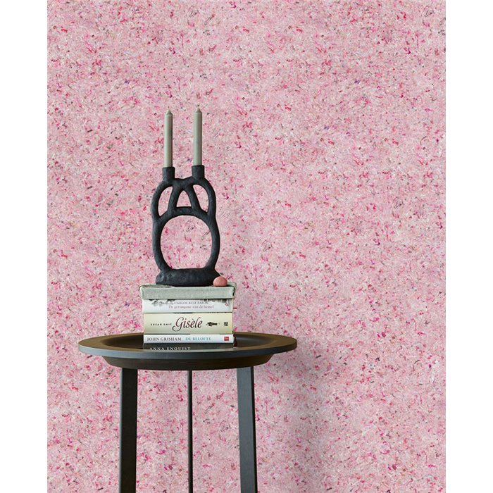 Wandverkleidung mit Textileffekt Rosa gesprenkelt - Eijffinger Felt 350813