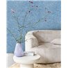 Revestimiento de pared textil jaspeado color celeste - Eijffinger Felt 350816