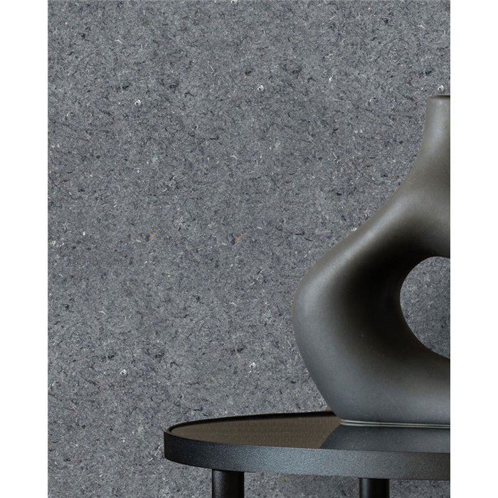 Revêtement mural textile gris anthracite granuleux - Eijffinger Felt 350819