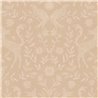 Beige wallpaper with animals and classic motifs