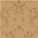 Ochre wallpaper with deer and birds, vintage style · Eijffinger Tiny Treasures 363111