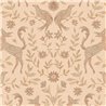 Papier peint animaux et fleurs style classique