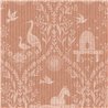 Terracotta farmhouse scene wallpaper