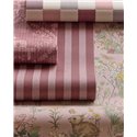 Maroon farmhouse wallpaper with animals · Eijffinger Tiny Treasures 363133