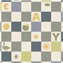Multicolor kids' and teens' checkerboard wallpaper · Eijffinger Tiny Treasures 363142
