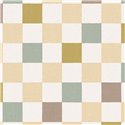Bunte Karo-Tapete in Ocker, Grün und Malve · Eijffinger Tiny Treasures 363147