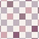 Papier peint carreaux rose mauve et bordeaux · Eijffinger Tiny Treasures 363148