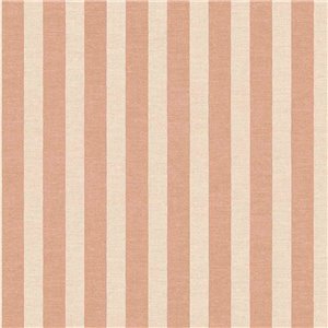 Papier peint rayures couleur saumon