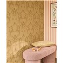 Salmon colored striped wallpaper · Eijffinger Tiny Treasures 363152