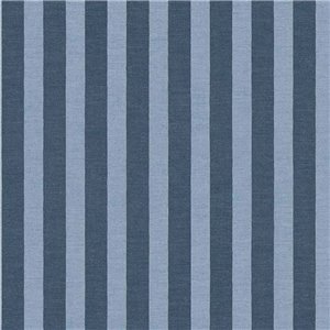 Papel pintado rayas azul denim estilo náutico - Eijffinger Tiny Treasures 363155