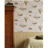 Papier peint rayures vert olive sauge · Eijffinger Tiny Treasures 363156