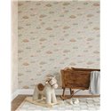 Gray cloud kids' wallpaper · Eijffinger Tiny Treasures 363161