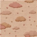 Pink and earth tone cotton cloud teens' wallpaper · Eijffinger Tiny Treasures 363162