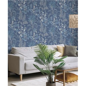 Elegante Wohnzimmertapete mit Strukturdesign 2