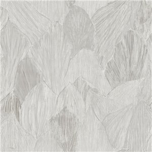 Papier peint design floral neutre