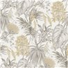 Tropical jungle wallpaper with palm leaves