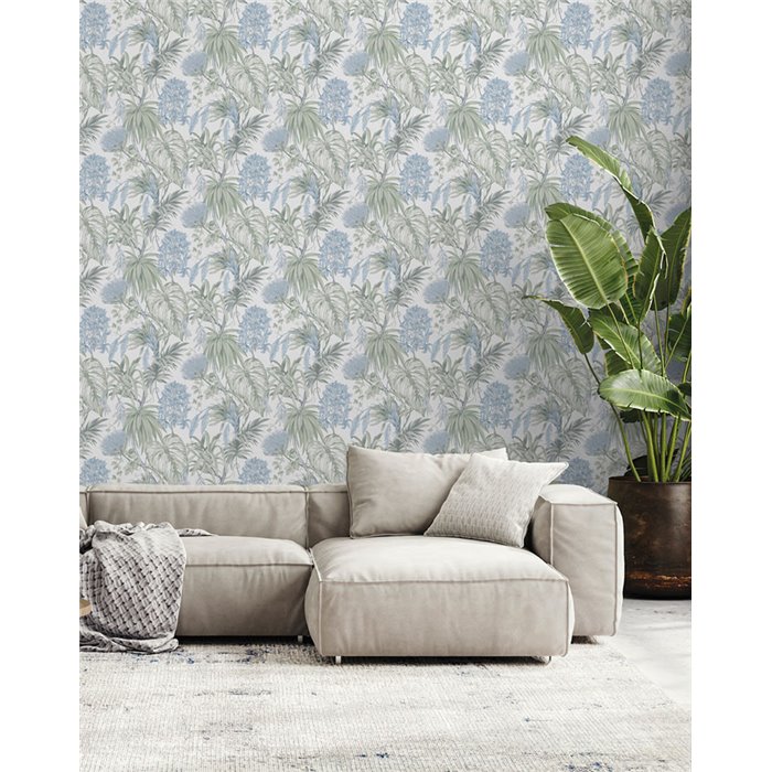 Papier peint motif floral jungle · Ich Jaipur 482-2