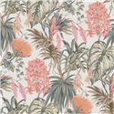 Papel pintado flores exóticas multicolor · Ich Jaipur 482-3