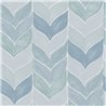 Blue watercolor chevron geometric wallpaper