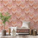 Papel pintado patrón de espiga acuarela · Ich Jaipur 483-3
