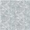 Papel pintado hojas acuarela gris azulado
