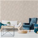Papel pintado hojas difuminadas beige · Ich Jaipur 485-3