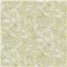 Papel pintado hojas acuarela mostaza