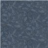 Papier peint feuilles aquarelle bleu