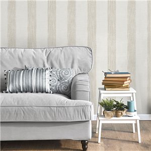 Papel pintado rayas estilo étnico y textil artesanal 2