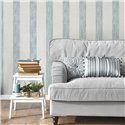 Natural linen texture wide stripe wallpaper · Ich Jaipur 487-2