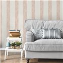 Papel pintado rayas verticales beige étnico  · Ich Jaipur 487-3