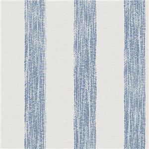 Papel pintado rayas difuminadas azules ideal salón