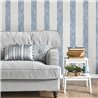 Blue blurred stripes living room wallpaper · Ich Jaipur 487-5