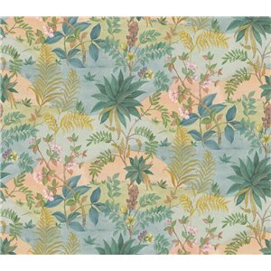 Exotic jungle wall mural indian colonial style 2