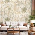 Traditional indian landscape wall mural beige · Ich Jaipur 489-2