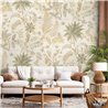 Traditional indian landscape wall mural beige